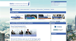 Desktop Screenshot of osirisinvest.de
